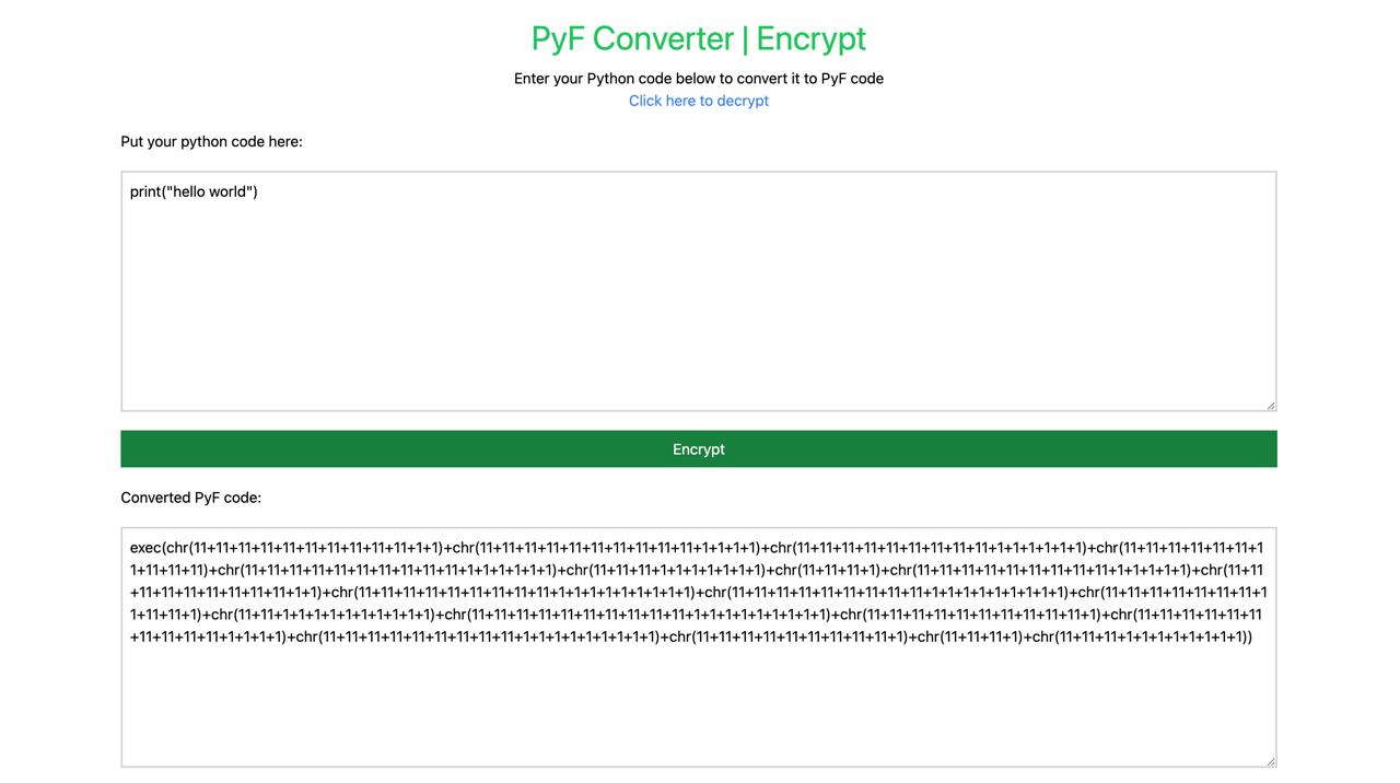 PyF Converter